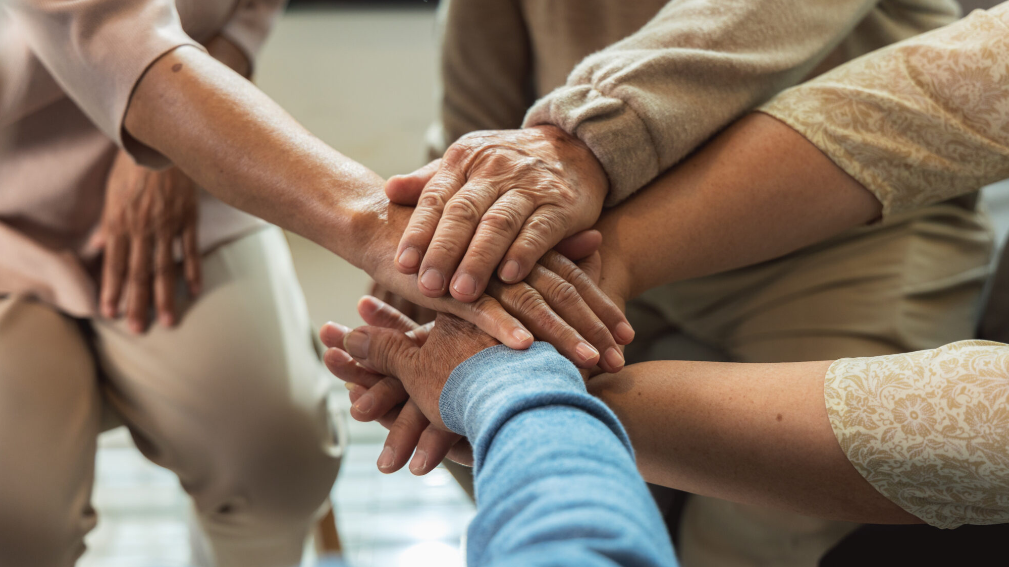 Elderly Hands All In